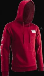 Bluza z kapturem LEATT Hoodie Core. Czerwone bluzy z kapturem męskie LEATT, l, z bawełny. Za 258.30 zł.