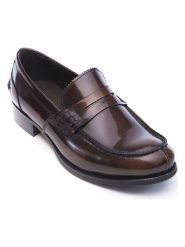 British Passport Skórzane mokasyny w kolorze brązowym rozmiar: 43. Brązowe mokasyny męskie British Passport. Za 448.99 zł.