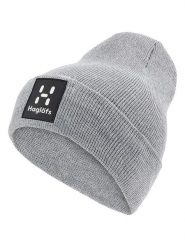 Haglöfs Czapka beanie "Aze" w kolorze szarym rozmiar: onesize. Szare czapki zimowe damskie Haglöfs, ze splotem. Za 93.95 zł.