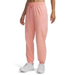 Under Armour SPORT TERRY JOGGER Spodnie dresowe damskie. Czerwone spodnie sportowe damskie Under Armour, l, z dresówki, na fitness i siłownię. W wyprzedaży za 174.99 zł.