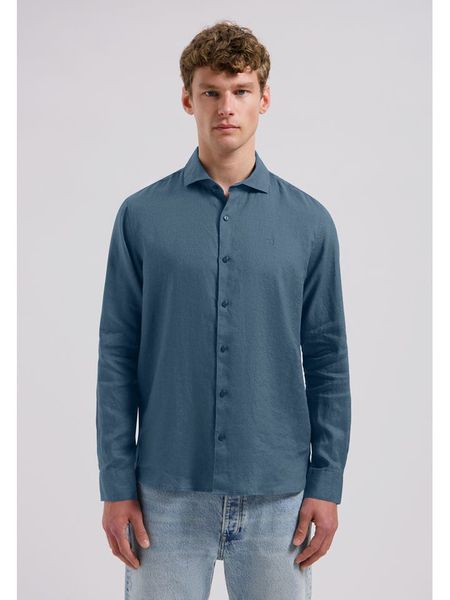 DSTREZZED Koszula w kolorze niebieskim rozmiar: 3XL. Niebieskie koszule męskie DSTREZZED, xl, bez wzorów, bez kołnierzyka, bez ramiączek. Za 201.45 zł.