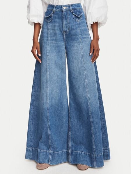 BOSS Jeansy C Jane 50564408 Niebieski Wide Leg. Niebieskie jeansy damskie Boss. Za 764.99 zł.