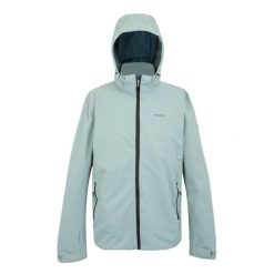 Kurtka wodoodporna Regatta Oakhowe. Niebieskie kurtki męskie Regatta, bez wzorów, sportowe, bez kaptura. W wyprzedaży za 289.00 zł.