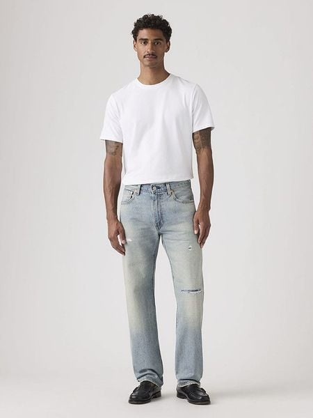 Levi's Dżinsy "555" - Relaxed fit - w kolorze błękitnym rozmiar: W30/L32. Niebieskie jeansy męskie Levi's. Za 254.95 zł.