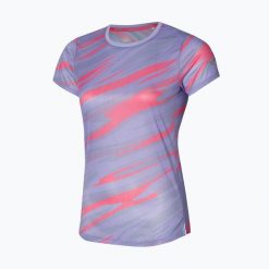 Koszulka do biegania damska Mizuno DAF Graphic Tee. Fioletowe t-shirty damskie Mizuno, s, bez wzorów, z materiału, bez kołnierzyka. Za 119.99 zł.