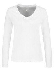 Eight2Nine Koszulka w kolorze białym rozmiar: S. Białe bluzki damskie Eight2Nine, s, bez wzorów, z koronki, bez kołnierzyka, bez ramiączek. Za 43.99 zł.