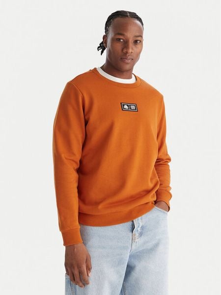 Kappa Bluza Authentic Nymphe 321Y1MW Beżowy Comfort Fit. Brązowe bluzy bez kaptura męskie Kappa, m, z bawełny. Za 139.99 zł.