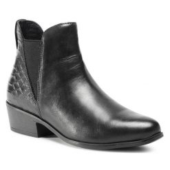 Sztyblety Lasocki. Czarne botki damskie Lasocki, bez obcasa, na płaskiej podeszwie, bez zapięcia. Za 102.99 zł.