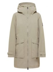 ELBSAND Parka funkcyjna "Juoni" w kolorze beżowym rozmiar: L. Brązowe parki damskie ELBSAND, l, bez wzorów. Za 409.95 zł.