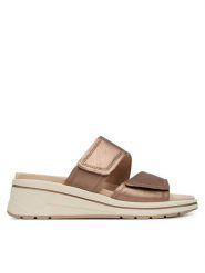 Caprice Klapki 9-27207-46 Brązowy. Brązowe klapki damskie Caprice, bez wzorów, bez obcasa. Za 299.99 zł.