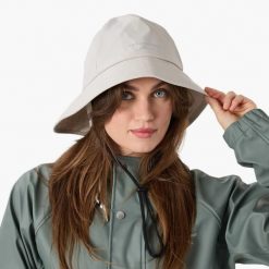 Kapelusz Przeciwdeszczowy Wędrówki Unisex Väderöarna Wodoodporny. Szare kapelusze damskie SWEDEMOUNT, bez wzorów, z materiału. Za 67.99 zł.