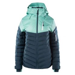 Kurtka narciarska damska Elbrus Estella W - zielona, Rozmiar M. Zielone kurtki damskie ELBRUS, m, bez wzorów, z materiału, bez kaptura, narciarskie, primaloft. Za 579.99 zł.