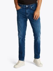 TOMMY JEANS Dżinsy "Austin" - Slim fit - w kolorze granatowym rozmiar: W30/L34. Niebieskie jeansy męskie Tommy Jeans. Za 271.03 zł.