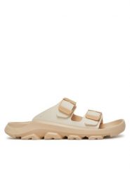 Birkenstock Klapki Mogami Terra Stealth 2-Strap 1029631 Écru. Klapki damskie Birkenstock, bez wzorów, ze skóry, bez obcasa. Za 339.99 zł.