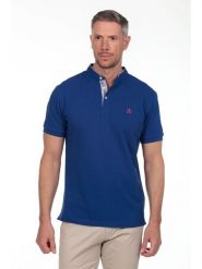 The Time of Bocha Koszulka polo w kolorze niebieskim rozmiar: XXL. Niebieskie koszulki polo męskie The Time of Bocha, xxl, bez wzorów, z bawełny, bez ramiączek. Za 104.99 zł.