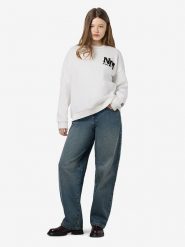 Noisy may Bluza w kolorze białym rozmiar: S. Białe bluzy bez kaptura damskie Noisy may, s, z bawełny. Za 87.19 zł.