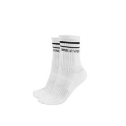 Skarpetki z okrągłym dekoltem - Biały - EU 43-46. Białe skarpetki damskie GORILLA WEAR, bez wzorów. Za 90.00 zł.