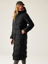 Regatta Płaszcz pikowany "Eloria" w kolorze czarnym rozmiar: 38. Czarne płaszcze damskie Regatta, bez wzorów. Za 312.58 zł.