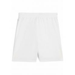 Młodzieżowe szorty RC Lens 24/25 PUMA White Black. Biała szorty damskie Puma, bez wzorów, ze lnu, młodzieżowe. W wyprzedaży za 94.00 zł.
