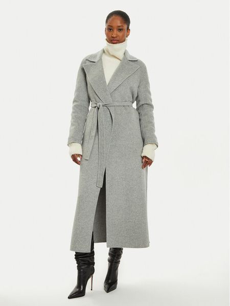 Marella Płaszcz wełniany Ardenza 2423016031 Szary Regular Fit. Szare płaszcze damskie Marella, na zimę, bez wzorów, z wełny. Za 1,649.00 zł.