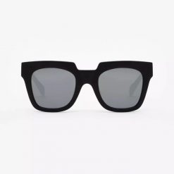 OKULARY HAWKERS X PAULA ECHEVARRIA BLACK MATTE CHROME MONDAINE. Czarne okulary przeciwsłoneczne męskie hawkers, z acetatu. Za 99.99 zł.