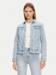 Gaudi Kurtka jeansowa 511BD36002 Niebieski Regular Fit. Niebieskie kurtki damskie GAUDI, s, bez wzorów, z bawełny, bez kaptura. W wyprzedaży za 379.99 zł.