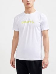 Craft Koszulka sportowa w kolorze białym rozmiar: L. Białe t-shirty sportowe męskie Craft, l, bez ramiączek, outdoorowe. Za 43.99 zł.