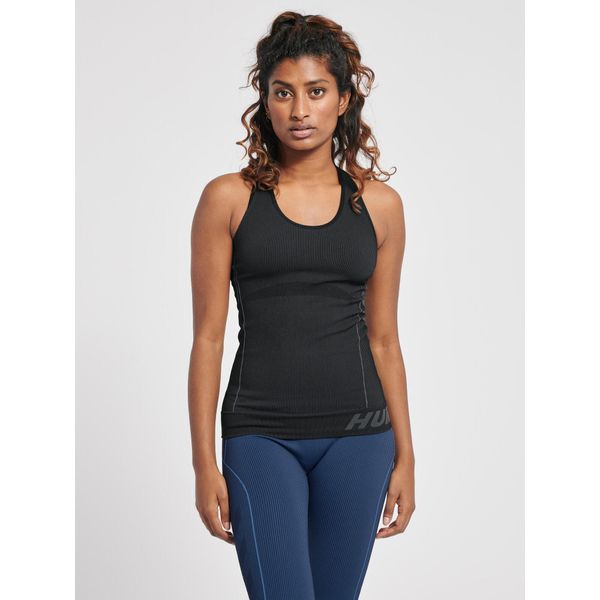 Damski tank top Hummel TE Christel. Czarne topy sportowe damskie HUMMEL, na wiosnę, xs, bez wzorów, z dzianiny, bez ramiączek. Za 213.00 zł.