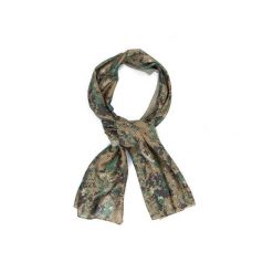 Szal maskujący z siatki MESH 155x48 cm. Brązowe szaliki i kominy damskie CAMOUFLAGE, bez wzorów, z meshu. Za 27.99 zł.