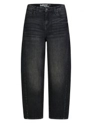 Sublevel Dżinsy - Barrel fit - w kolorze czarnym rozmiar: XS. Czarne jeansy damskie Sublevel. Za 129.95 zł.