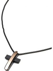 U.S. Polo Assn. Naszyjnik z zawieszką - dł. 50 cm rozmiar: onesize. Czarne biżuteria dla mężczyzn U.S. Polo Assn., ze stali. Za 113.99 zł.