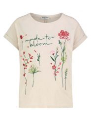 Eight2Nine Koszulka w kolorze beżowym rozmiar: S. Brązowe bluzki damskie Eight2Nine, s, bez wzorów, z bawełny, bez kołnierzyka. Za 56.66 zł.