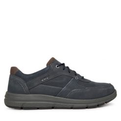 Półbuty Josef Seibel. Niebieskie półbuty męskie Josef Seibel, bez zapięcia. Za 309.99 zł.
