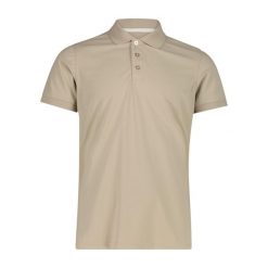 Koszulka polo męska CMP 3T60077 Polo. Białe koszulki polo męskie CMP, m, bez wzorów, z materiału, bez ramiączek. Za 83.99 zł.