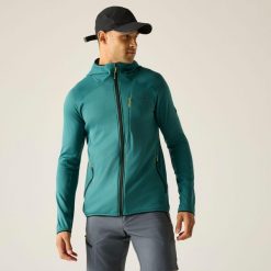 Męska bluza Kadley z kapturem i zamkiem błyskawicznym. Czarne bluzy z kapturem męskie Regatta, m, z elastanu. Za 149.99 zł.
