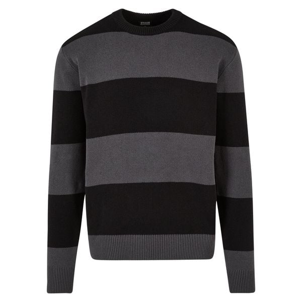 Sweter oversize Urban Classics. Czarne swetry męskie Urban Classics, m, bez wzorów, bez kołnierzyka. Za 267.50 zł.