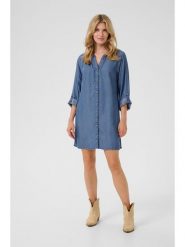 Kaffe Tunika w kolorze niebieskim rozmiar: 38. Niebieskie tuniki damskie Kaffe, na co dzień, bez wzorów, z lyocellu, bez kołnierzyka, bez ramiączek. Za 126.15 zł.