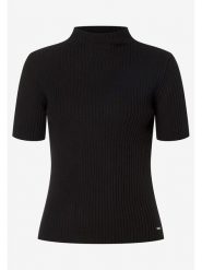 More & More Sweter w kolorze czarnym rozmiar: 46. Czarne golfy damskie MORE & MORE, bez wzorów, bez ramiączek. Za 92.21 zł.