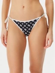 Guess Dół od bikini E5GO21 KCRL2 Czarny. Czarne bikini damskie Guess, z aplikacjami. Za 169.99 zł.