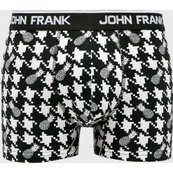 John Frank - Bokserki (2-pack). Czarne bokserki męskie John Frank, bez wzorów, z bawełny. W wyprzedaży za 49.90 zł.