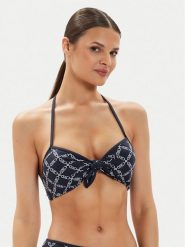 MICHAEL Michael Kors Góra od bikini MM7N050 Granatowy. Niebieskie bikini damskie MICHAEL Michael Kors, bez wzorów. Za 579.99 zł.
