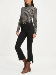 LA Angels Koszulka w kolorze czarno-kremowym rozmiar: L. Brązowe bluzki damskie LA Angels, l, bez wzorów, bez kołnierzyka. Za 106.38 zł.