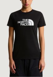 Koszulka crop top Kobieta THE NORTH FACE W EVOLUTION HALF DOME SLIM SHORT SLEEVE. Czarne t-shirty damskie The North Face, xs, bez wzorów, z bawełny, bez kołnierzyka. Za 188.70 zł.