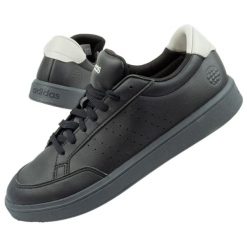 Buty adidas Nova Court M GZ1783 czarne. Czarne buty sportowe na co dzień męskie ze skóry ekologicznej, bez zapięcia. Za 328.84 zł.