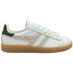 Damskie skórzane buty sportowe Gola Classics Aztec. Białe buty sportowe na co dzień damskie Gola, bez wzorów, z gumy. Za 432.50 zł.