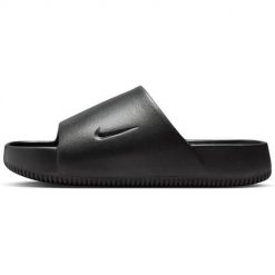 Klapki męskie Nike Calm Slide. Czarne klapki i japonki męskie Nike, z materiału. Za 338.00 zł.