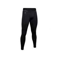Legginsy Under Armour RUSH. Czarne spodnie sportowe męskie Under Armour, z materiału. Za 283.80 zł.