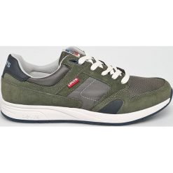 Levi's - Buty Sutter. Zielone buty sportowe na co dzień męskie Levi's, z gumy, bez zapięcia. W wyprzedaży za 229.90 zł.