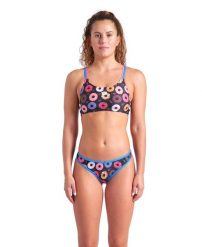 Strój Kąpielowy Damski Arena Donuts Bikini Bandeau. Czerwone bikini damskie Arena, bez wzorów. Za 259.99 zł.