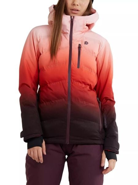 Kurtka narciarska damska Pumila Padded Jacket. Białe kurtki damskie Fundango, m, bez wzorów, z materiału, z kapturem, narciarskie. Za 599.00 zł.